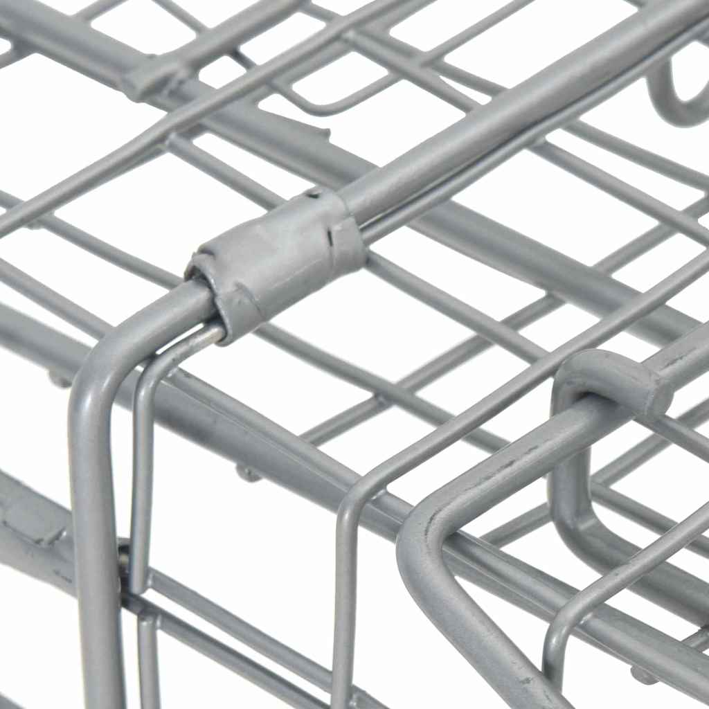 Állatcsapda antracit 61 x 20 x 21,5 cm acél