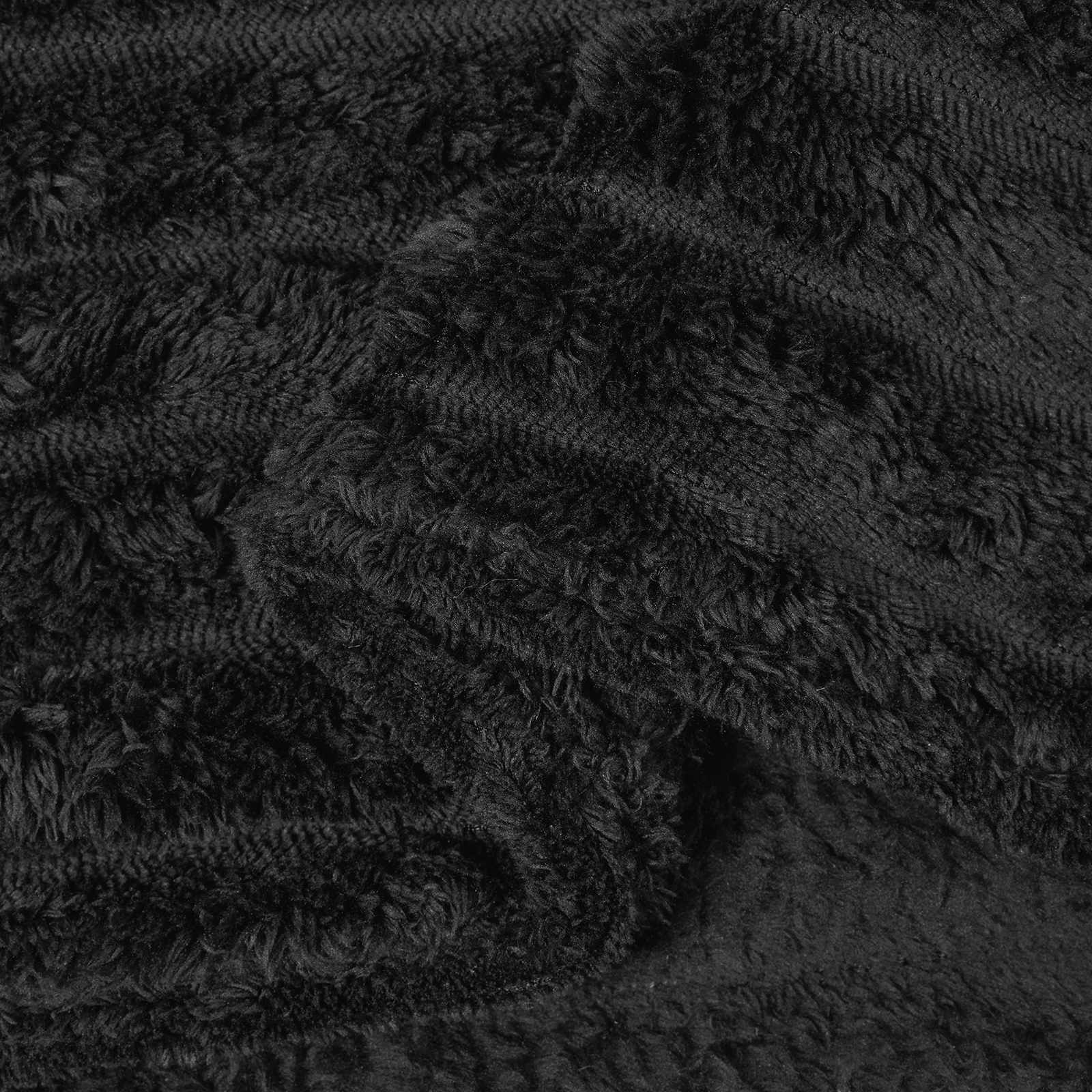 Dobós takaró fekete 240 x 220 cm gyapjú