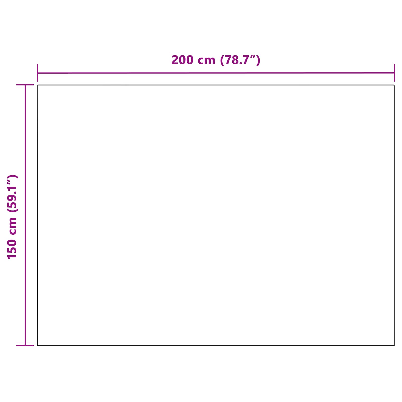 Takarók 6 pcs fehér 200 x 150 cm gyapjú