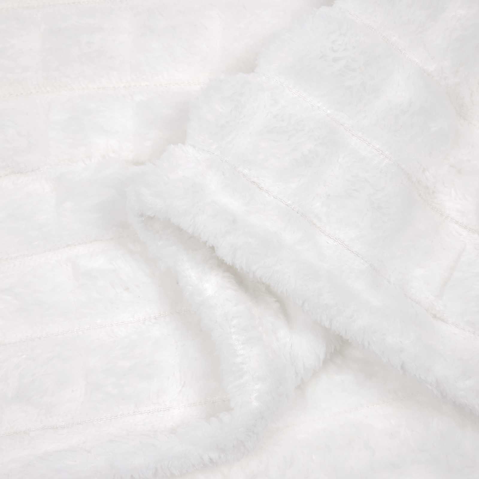 Takarók 6 pcs fehér 240 x 220 cm gyapjú