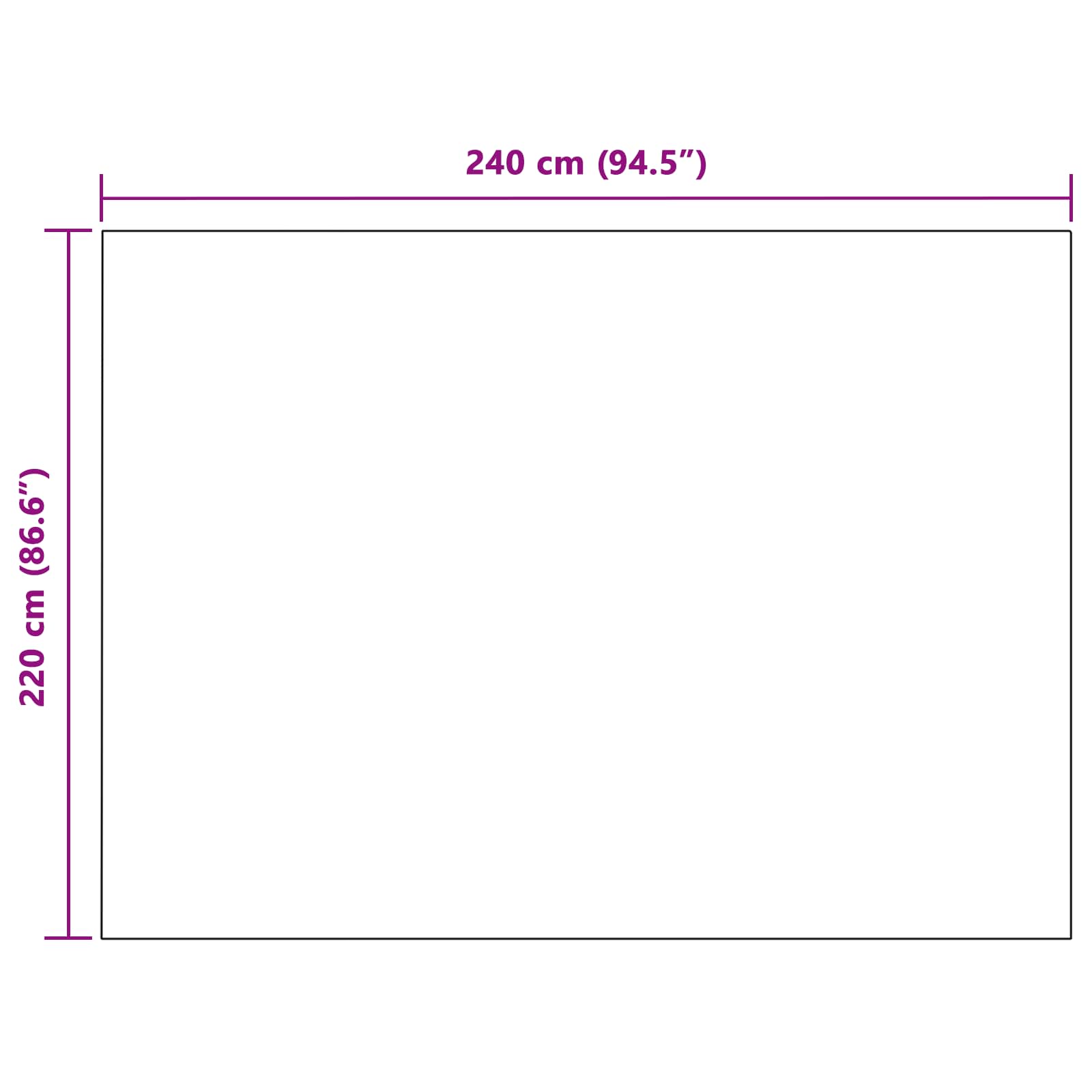 Takarók 6 pcs fehér 240 x 220 cm gyapjú