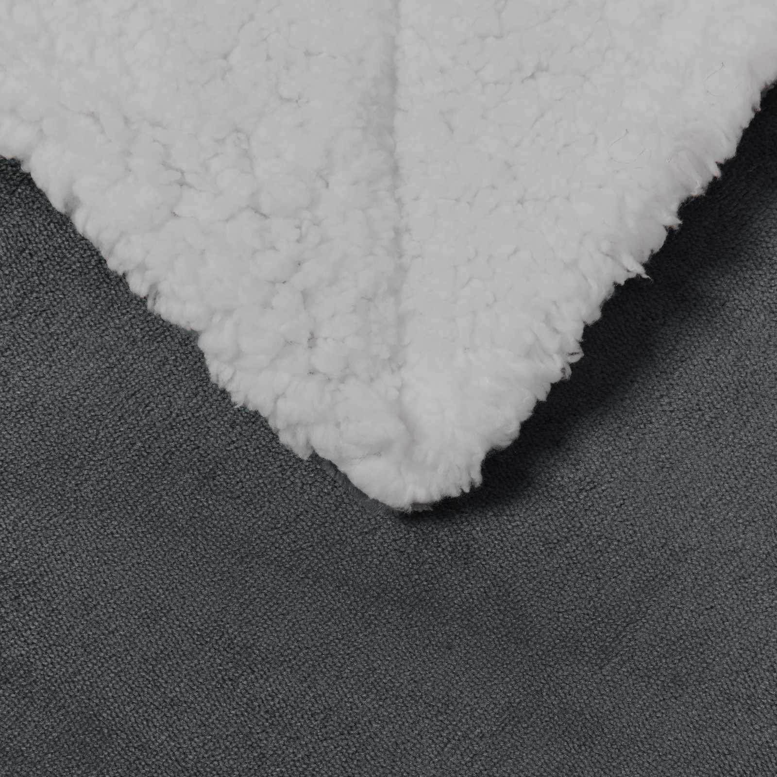 Dobós takaró sötétszürke 240 x 270 cm gyapjú