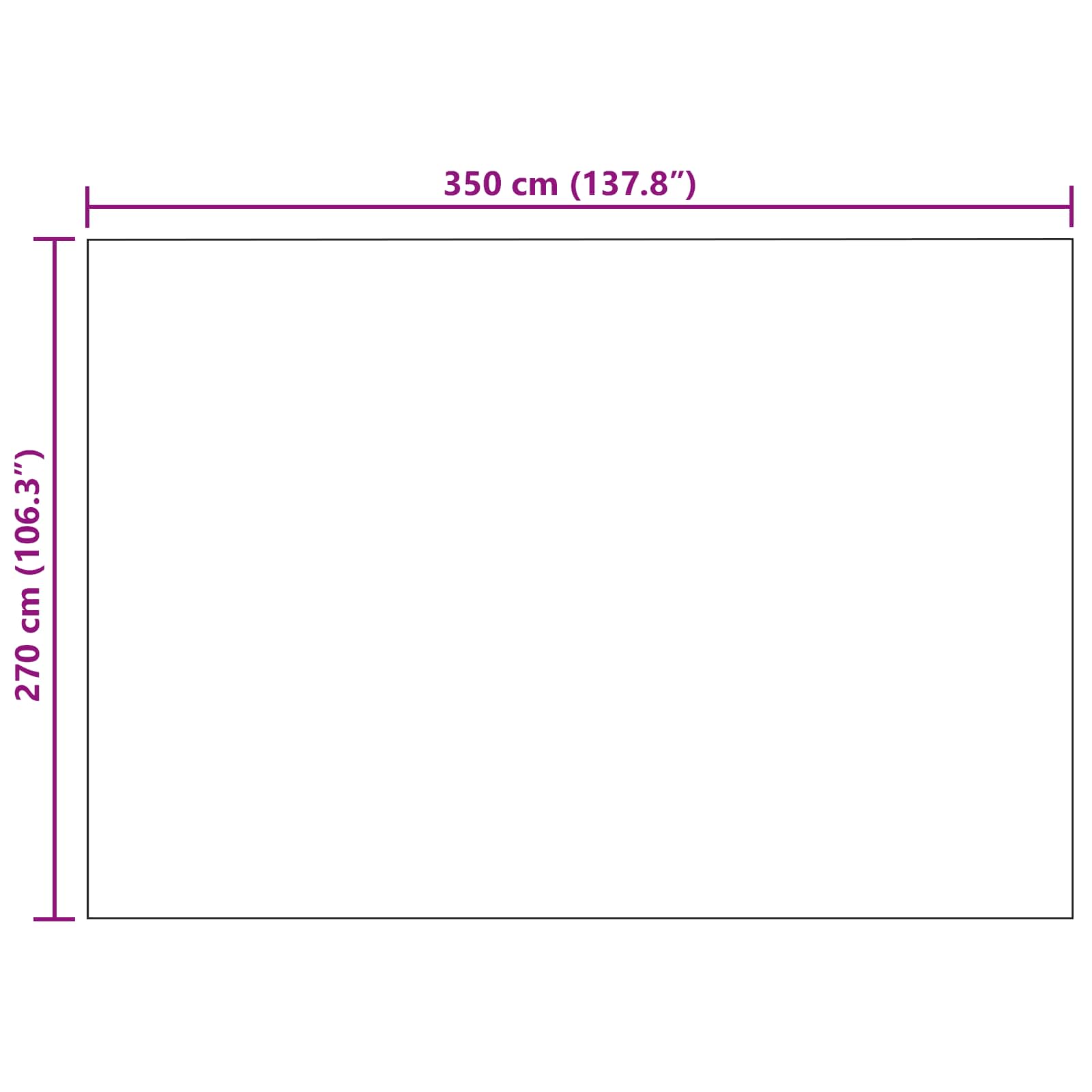 Dobós takaró sötétkék 350 x 270 cm gyapjú