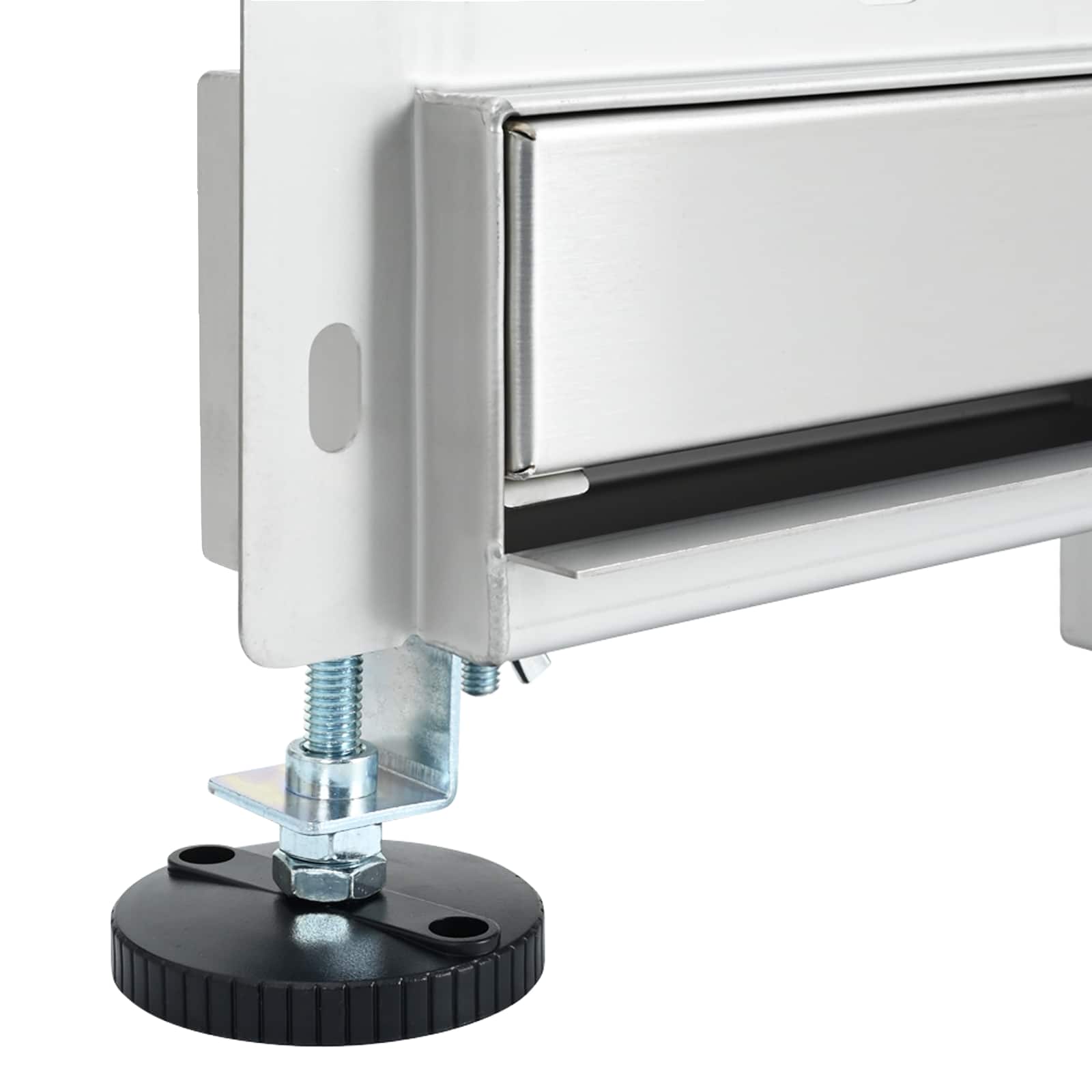 Falon rögzített zuhanylefolyó ezüst 70 cm rozsdamentes acél 304