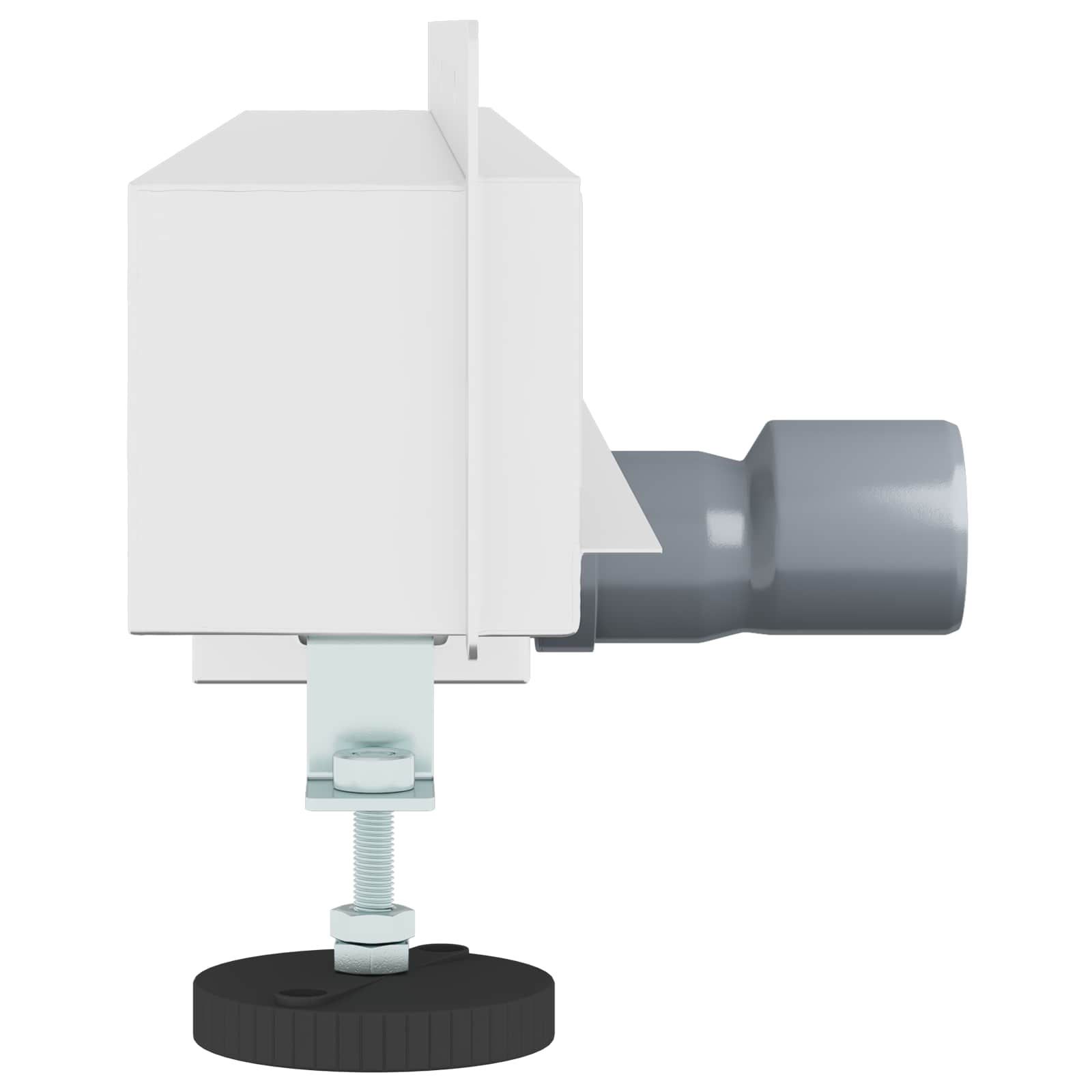 Falon rögzített zuhanylefolyó ezüst 70 cm rozsdamentes acél 304