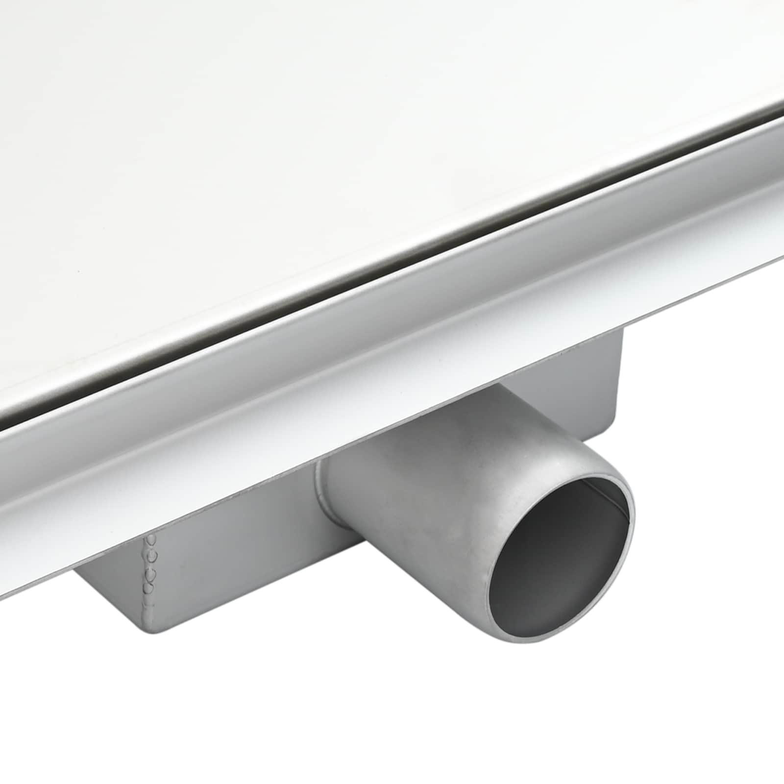 2 az 1-ben háromszög zuhanytálca ezüst 25 x 25 cm