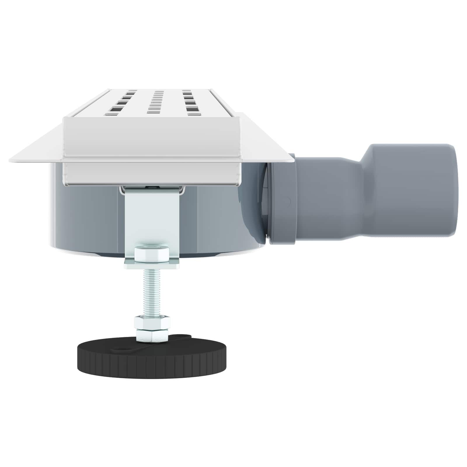 362 fok zuhany lefolyó vonal dizájnnal ezüst 60 cm