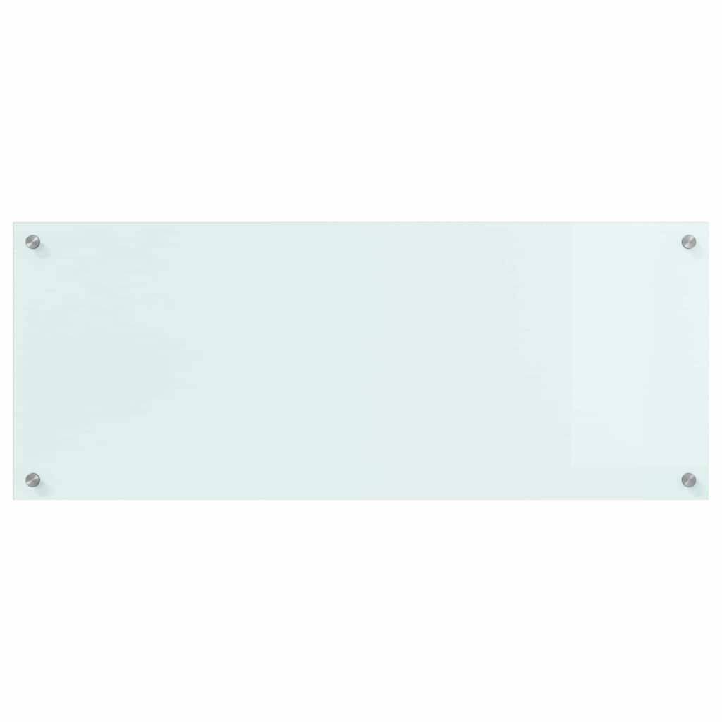 Konyhai hátfal tej 100 x 40 cm edzett üveg