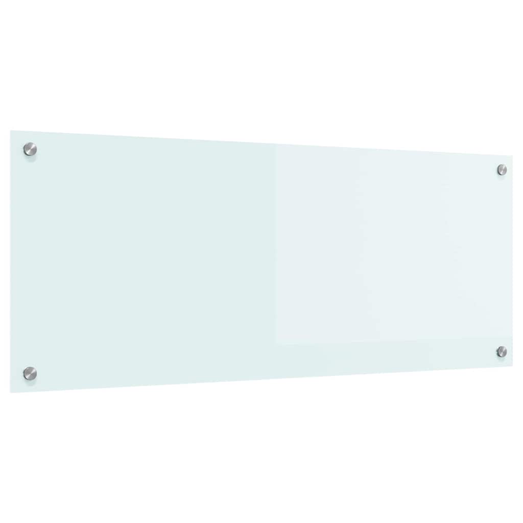 Konyhai hátfal tej 100 x 40 cm edzett üveg