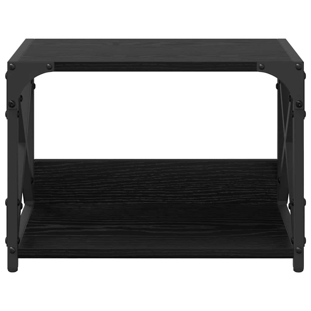 Nyomtatóállvány fekete tölgy 44 x 26 x 31.5 cm faanyag