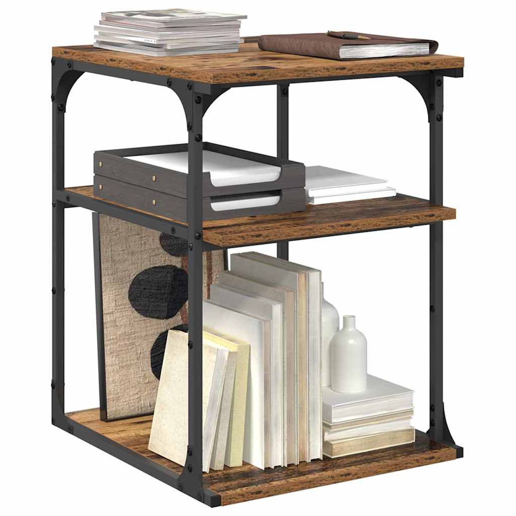 Nyomtatóállvány öreg fa 43 x 48 x 64 cm faanyag