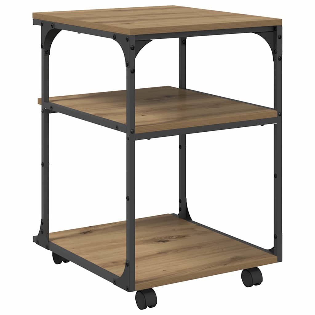 Nyomtatóállvány artisan tölgy 43 x 48 x 64 cm faanyag