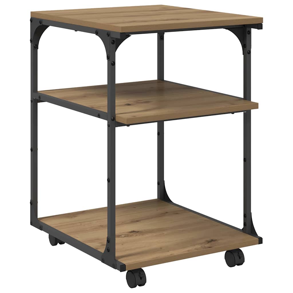 Nyomtatóállvány artisan tölgy 43 x 48 x 64 cm faanyag