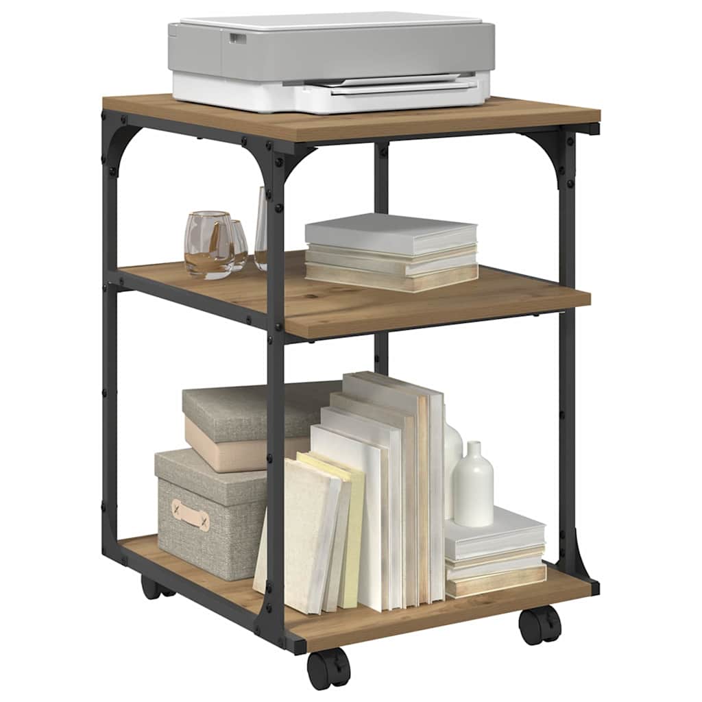 Nyomtatóállvány artisan tölgy 43 x 48 x 64 cm faanyag