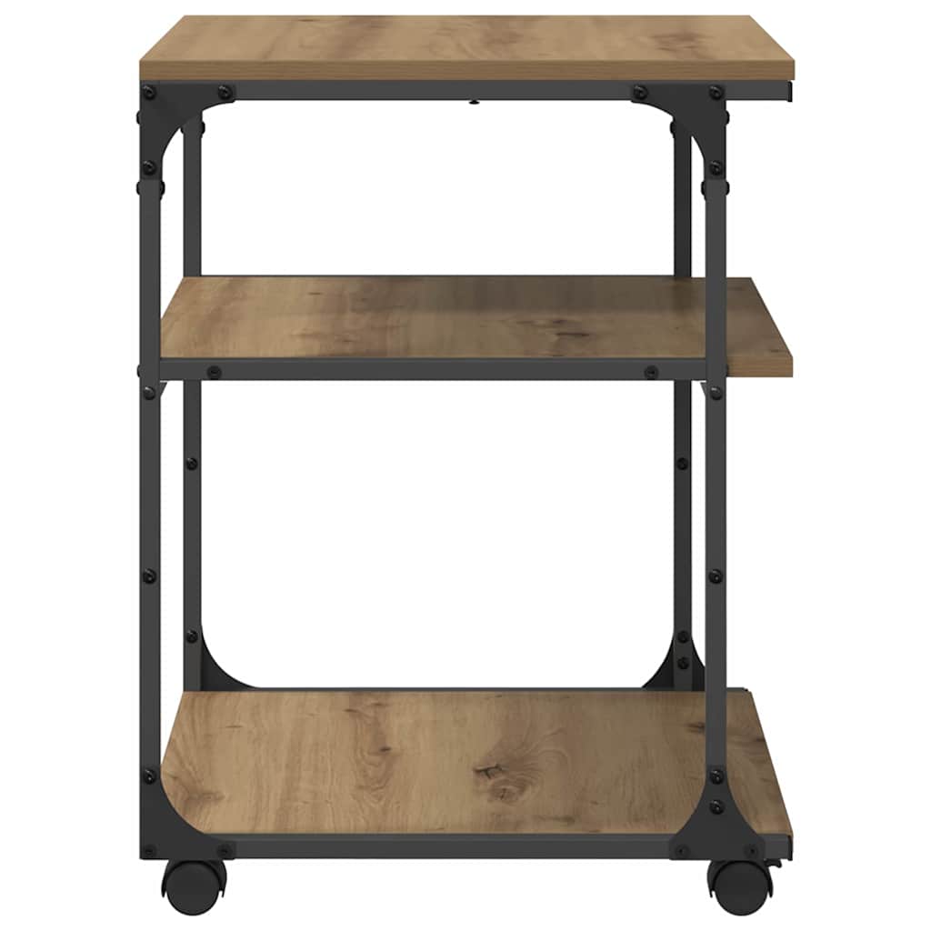 Nyomtatóállvány artisan tölgy 43 x 48 x 64 cm faanyag