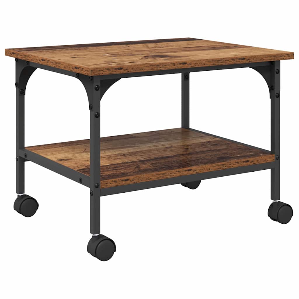 Nyomtatóállvány öreg fa 50 x 40 x 38 cm faanyag