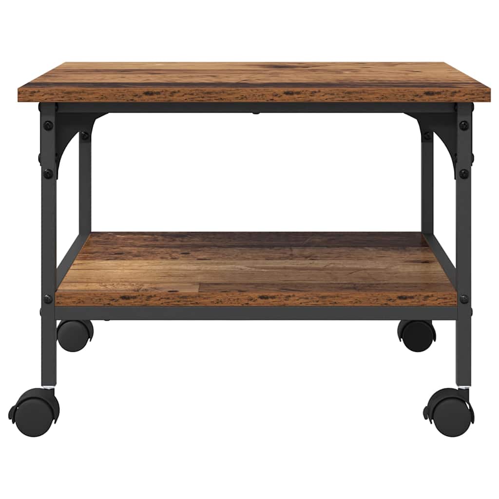 Nyomtatóállvány öreg fa 50 x 40 x 38 cm faanyag