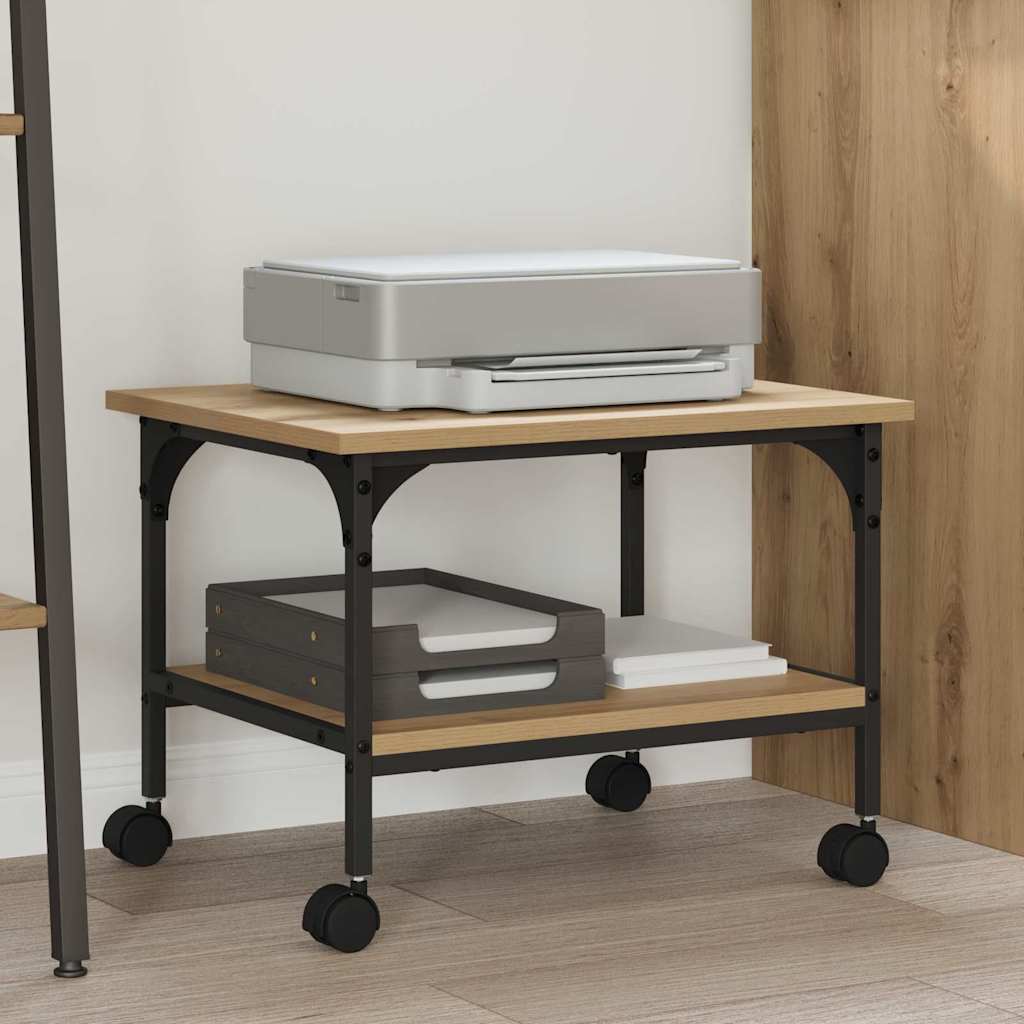 Nyomtatóállvány artisan tölgy 50 x 40 x 38 cm faanyag