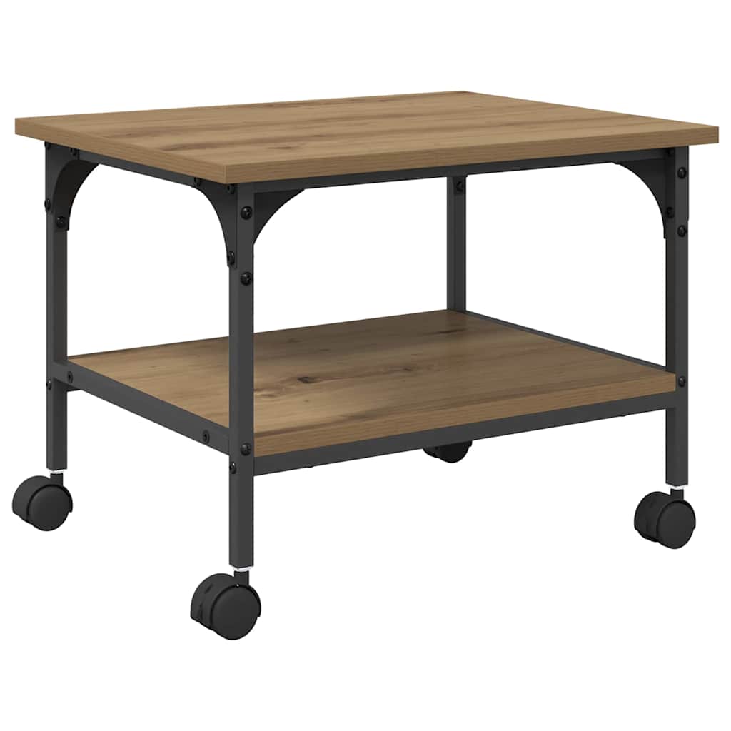 Nyomtatóállvány artisan tölgy 50 x 40 x 38 cm faanyag