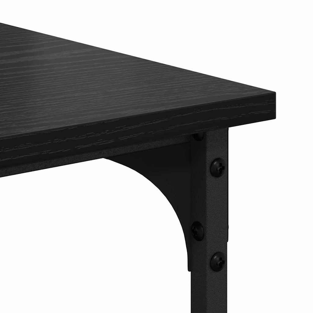 Nyomtatóállvány fekete tölgy 50 x 40 x 38 cm faanyag