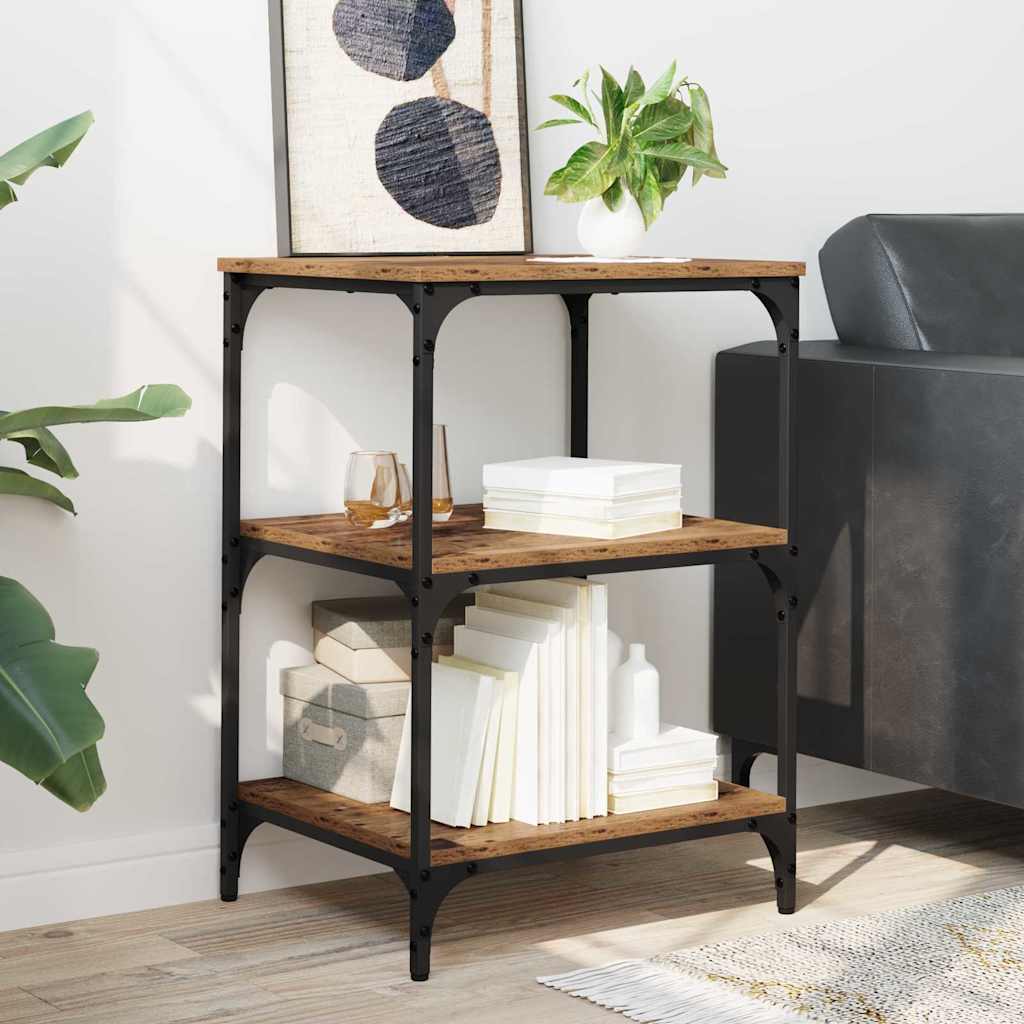 Nyomtatóállvány öreg fa 50 x 41 x 75 cm faanyag