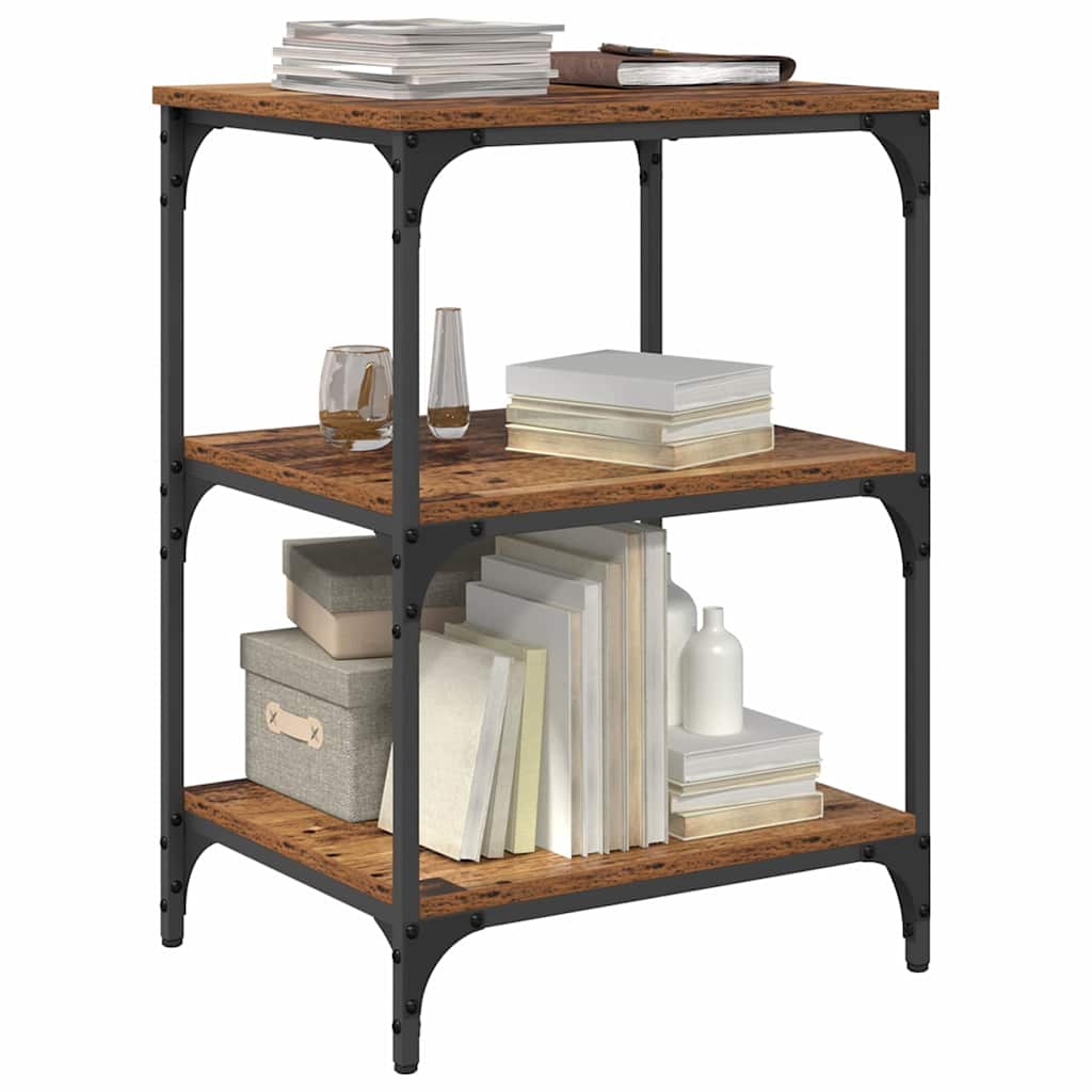 Nyomtatóállvány öreg fa 50 x 41 x 75 cm faanyag