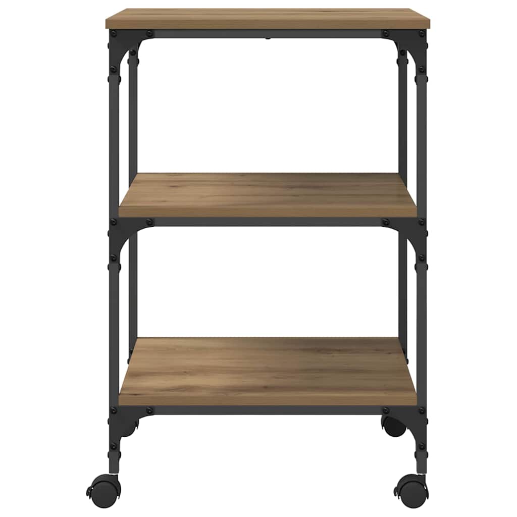 Nyomtatóállvány artisan tölgy 50 x 41 x 75 cm faanyag