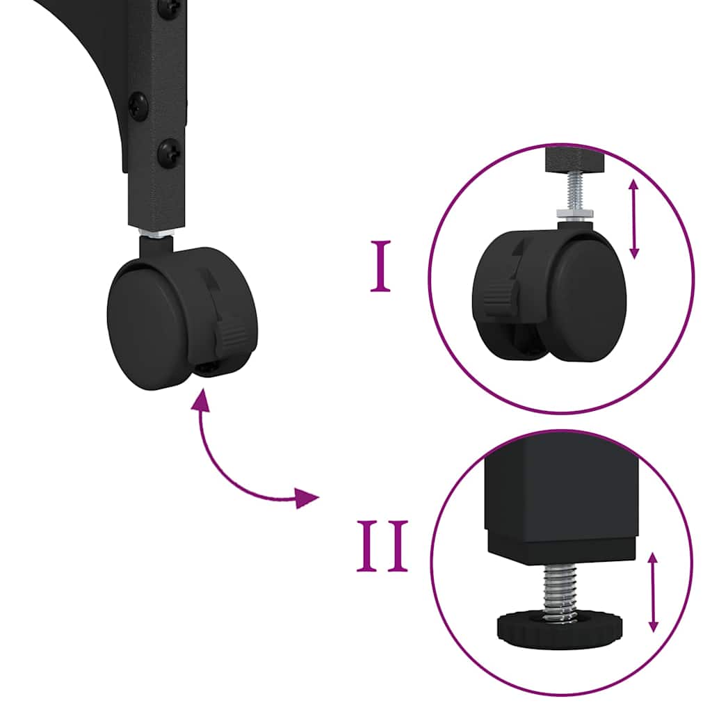Nyomtatóállvány artisan tölgy 50 x 41 x 75 cm faanyag