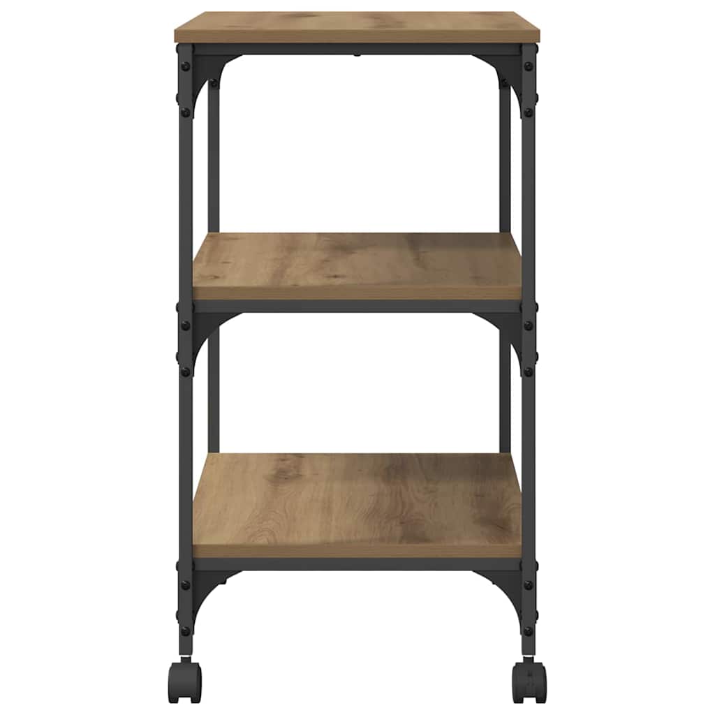 Nyomtatóállvány artisan tölgy 50 x 41 x 75 cm faanyag