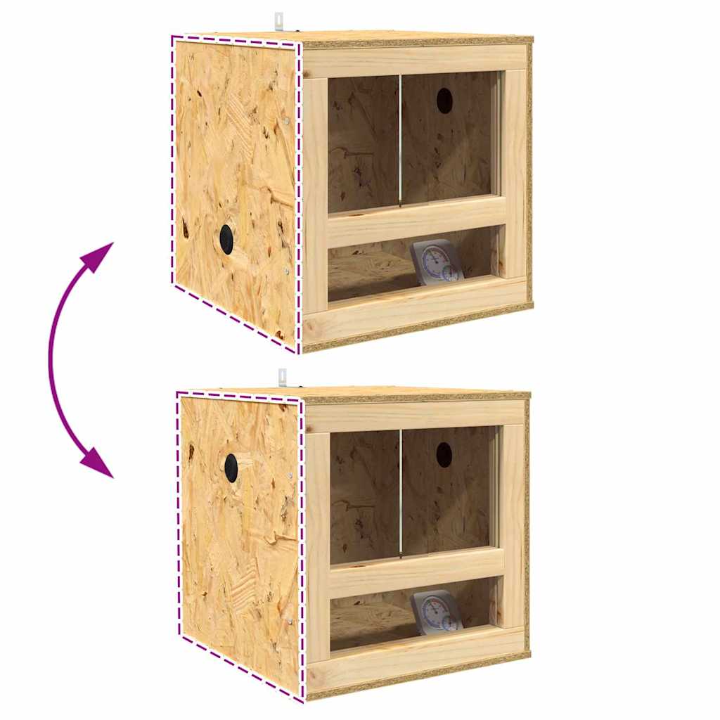 Terrárium barna 100 x 50 x 50 cm osb