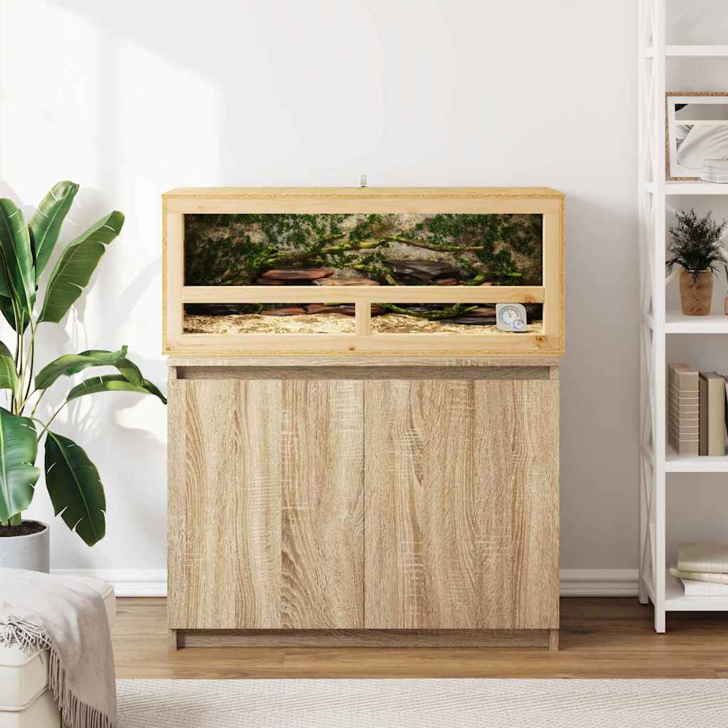 Terrárium barna 100 x 40 x 40 cm osb