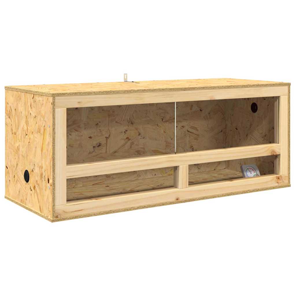 Terrárium barna 100 x 40 x 40 cm osb