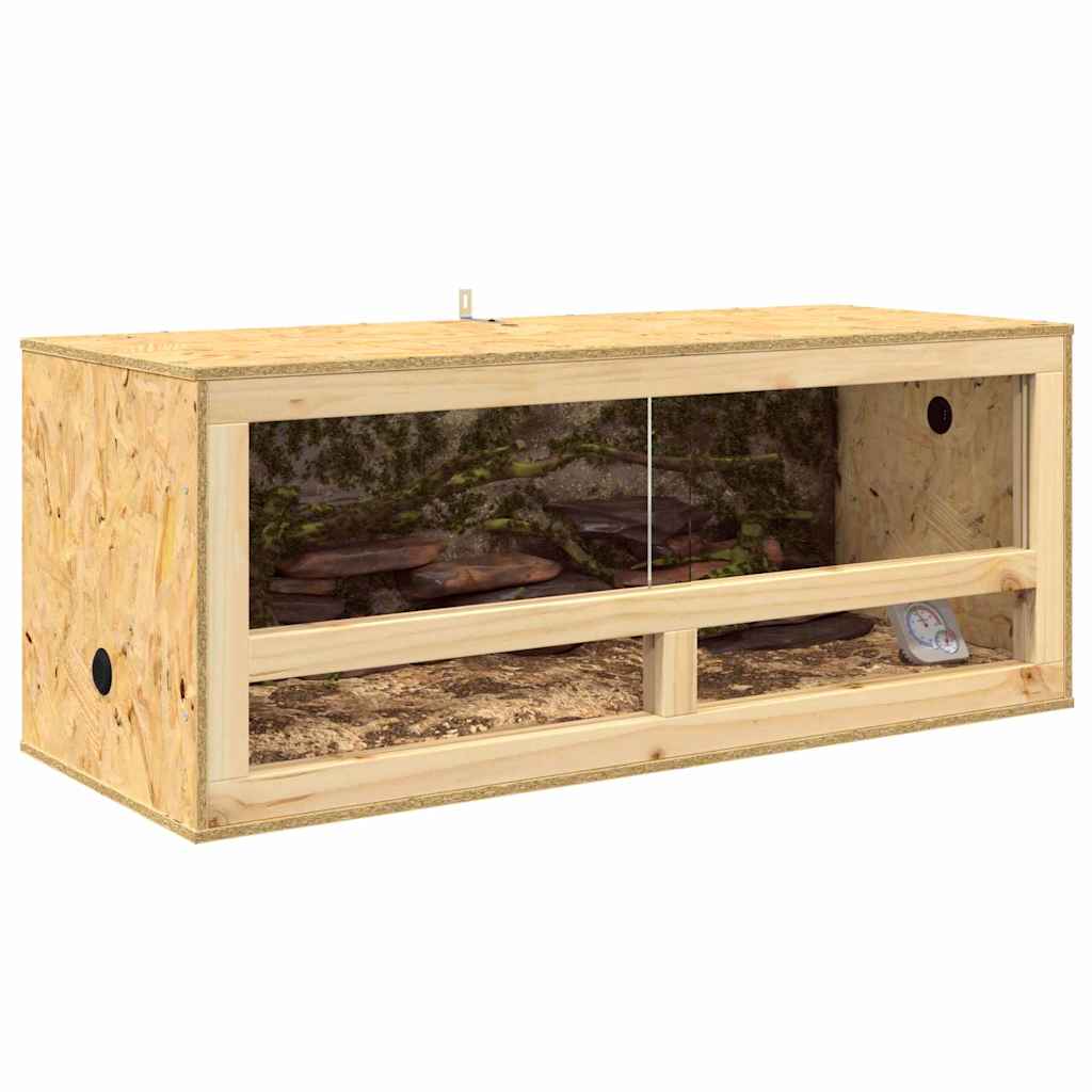 Terrárium barna 100 x 40 x 40 cm osb