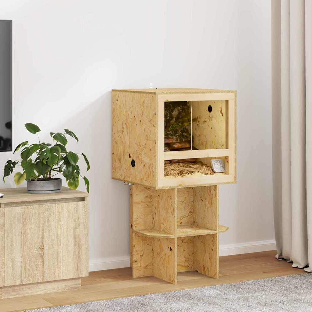 Terrárium barna 50 x 50 x 50 cm osb