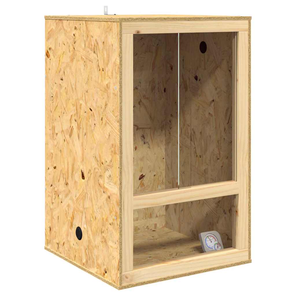 Terrárium barna 50 x 50 x 80 cm osb