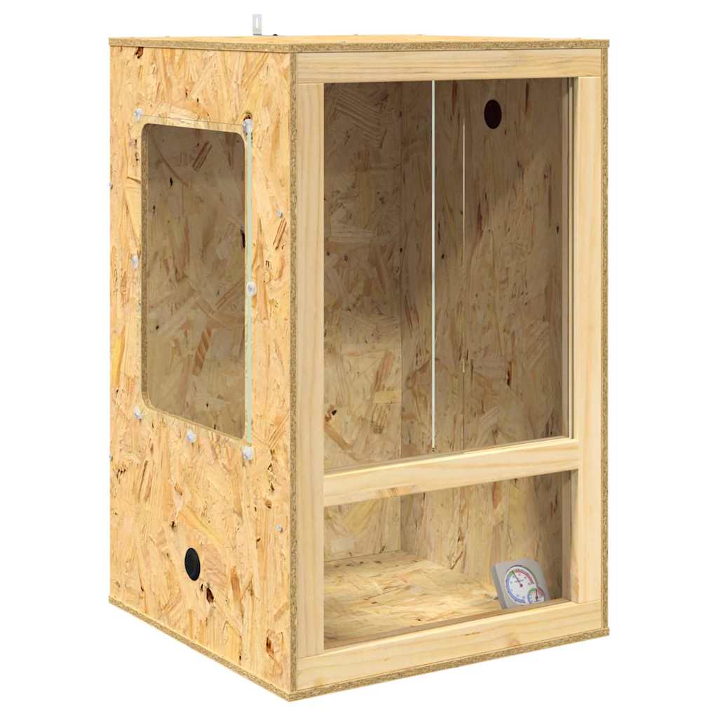 Terrárium barna 50 x 50 x 80 cm osb