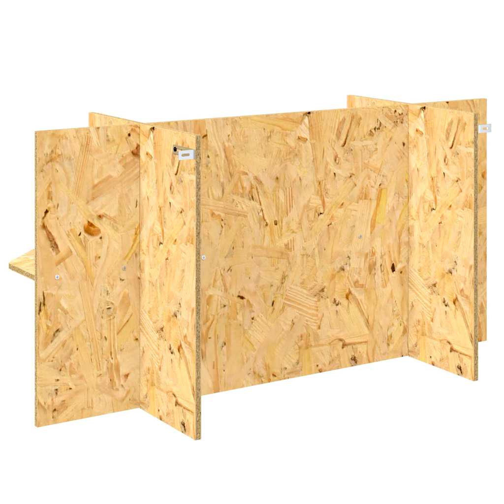 Terrárium alap polcokkal barna 100 x 40 x 50 cm osb