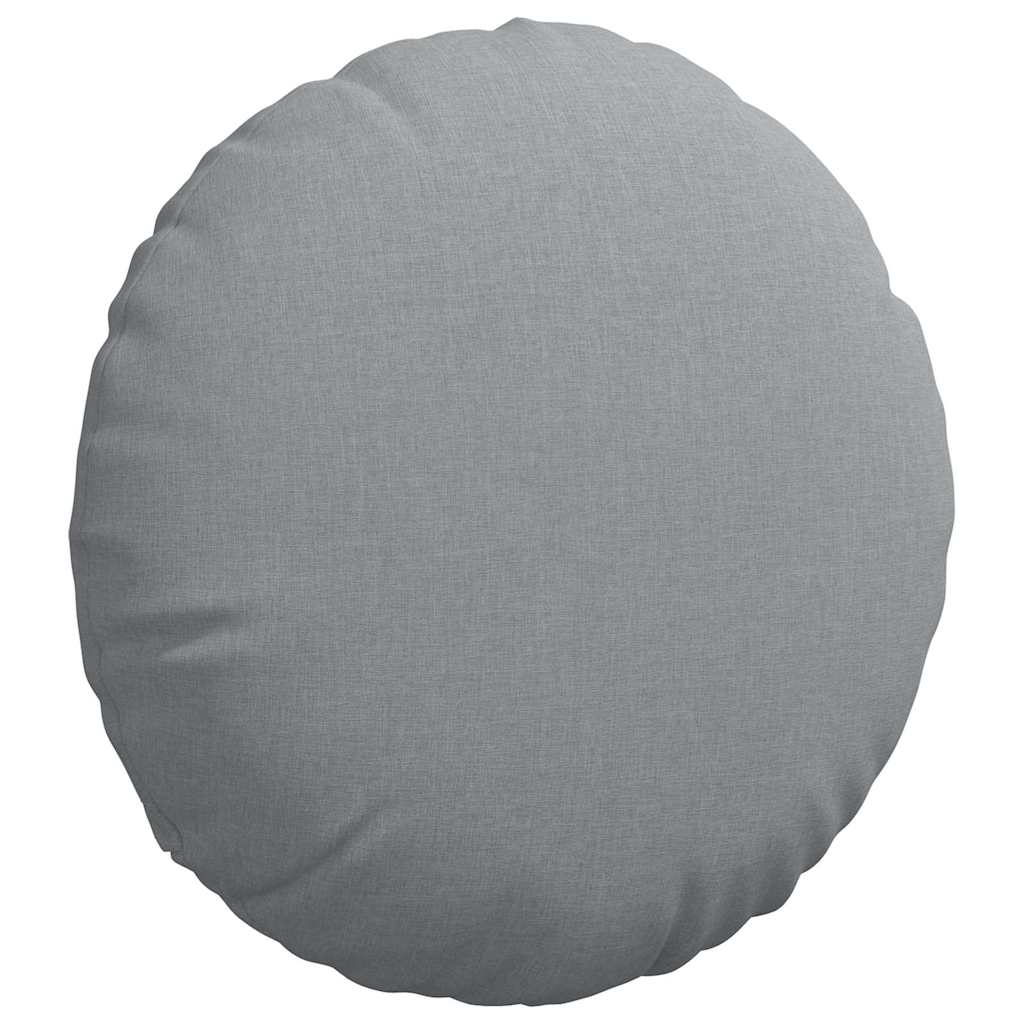 Ülőpárnák 2 pcs világosszürke ø80 x 29 cm szövet