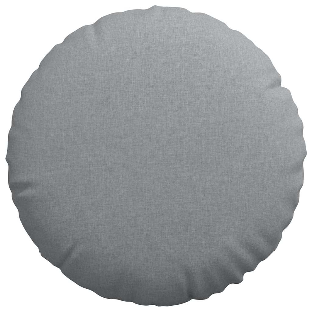 Ülőpárnák 2 pcs világosszürke ø80 x 29 cm szövet