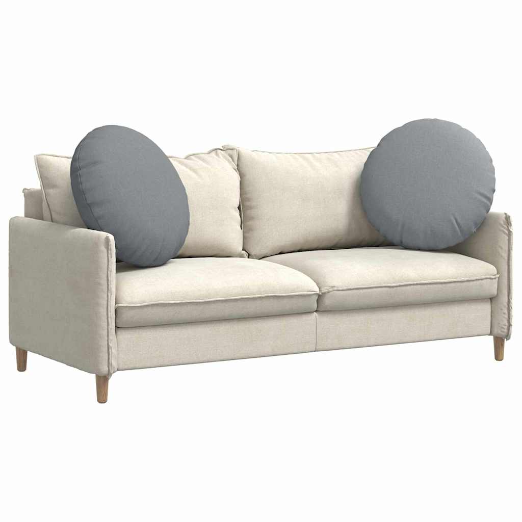Ülőpárnák 2 pcs világosszürke ø80 x 29 cm szövet