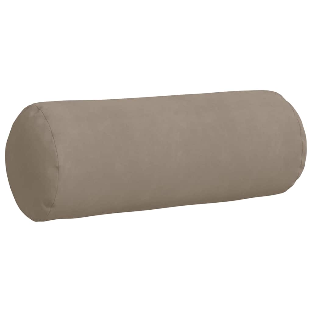 Hengerpárnák 2 pcs tópszínű ø 25 x 70 cm mikroszálas szövet