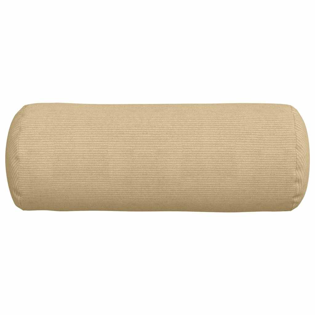 Hengerpárnák 2 pcs szürke zöld ø 25 x 70 cm bársonyos szövet