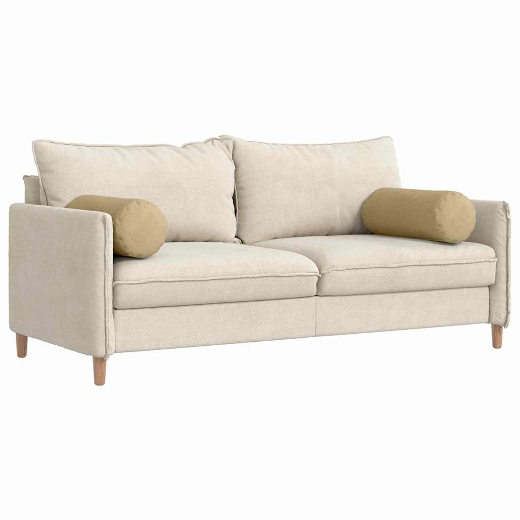 Hengerpárnák 2 pcs szürke zöld ø 25 x 70 cm bársonyos szövet