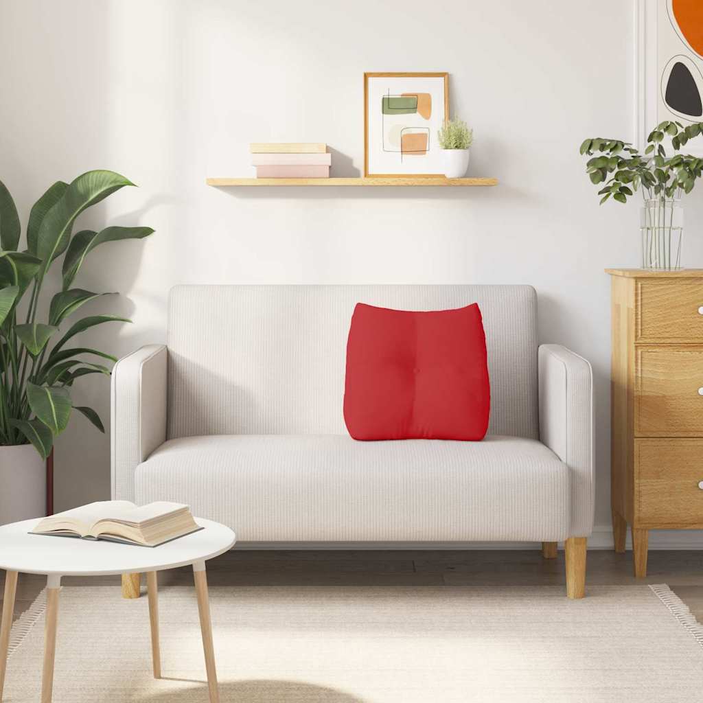 Hátpárna piros 45 x 24 x 50 cm szövet