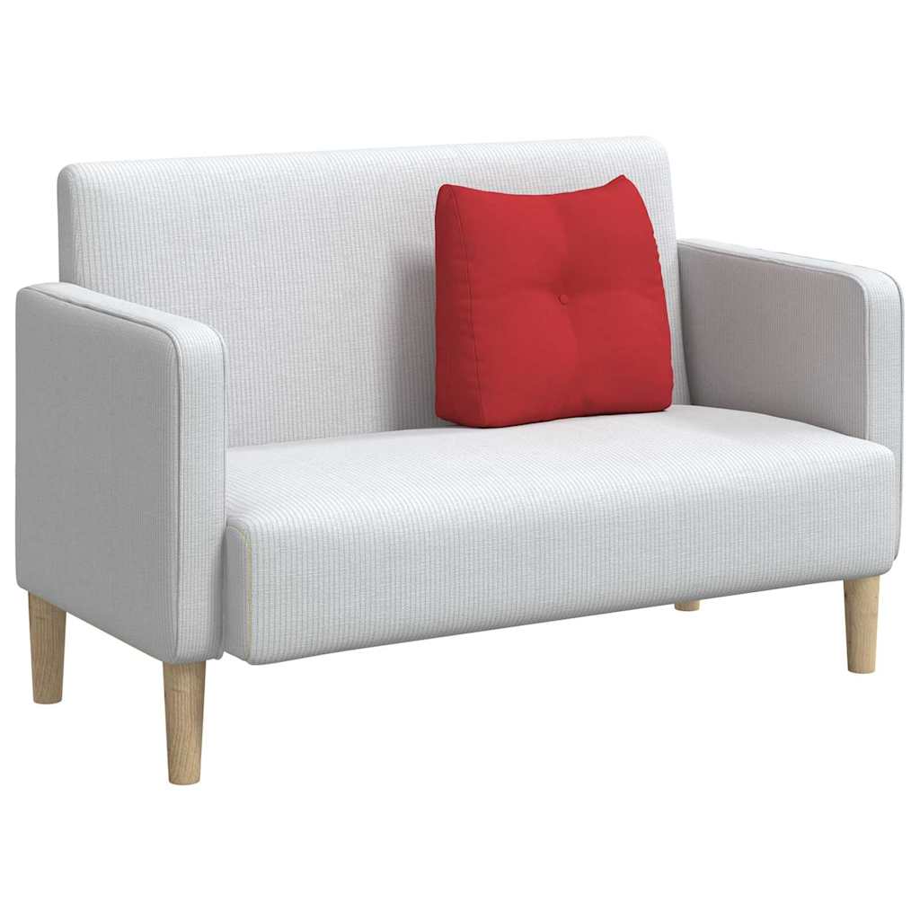 Hátpárna piros 45 x 24 x 50 cm szövet