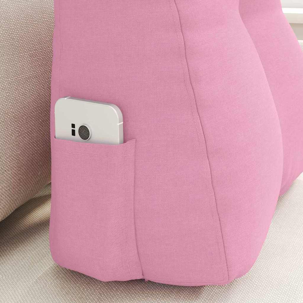 Hátpárna rózsaszín 45 x 24 x 50 cm szövet