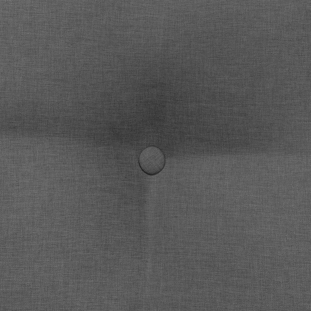 Hátpárna sötétszürke 60 x 24 x 50 cm szövet