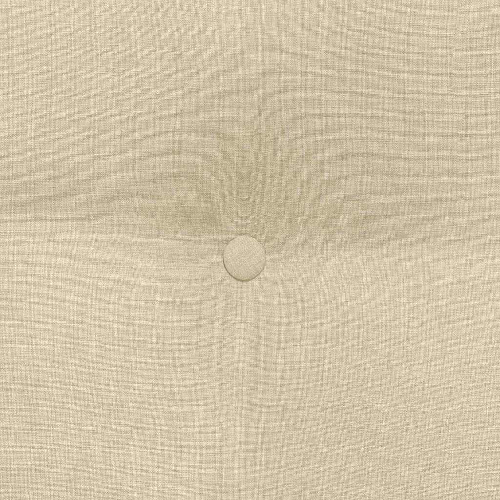 Hátpárna krém 80 x 24 x 50 cm szövet