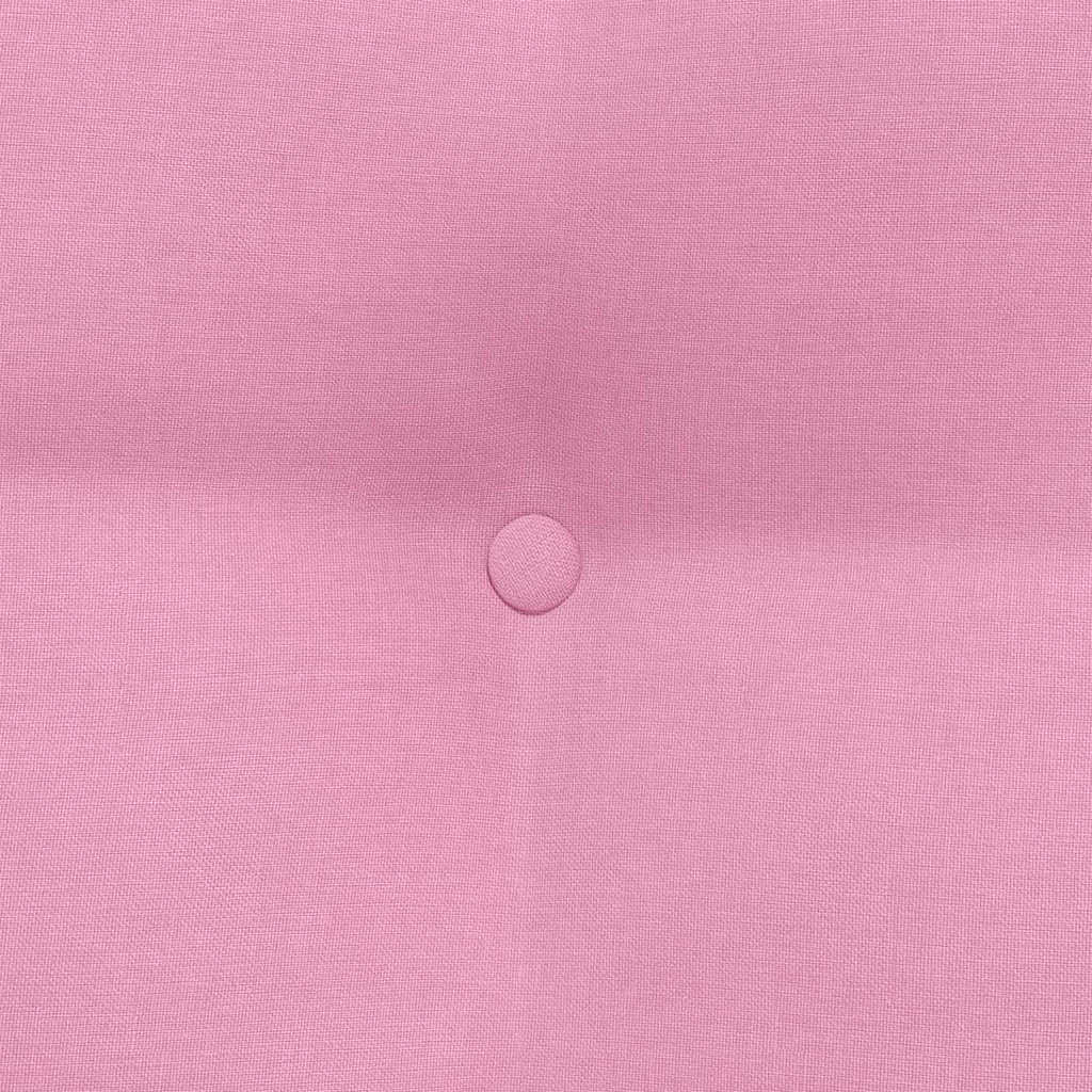 Hátpárna rózsaszín 80 x 24 x 50 cm szövet