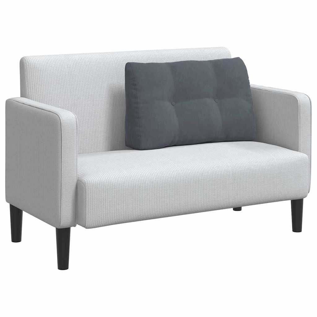 Hátpárna sötétszürke 80 x 24 x 50 cm bársony